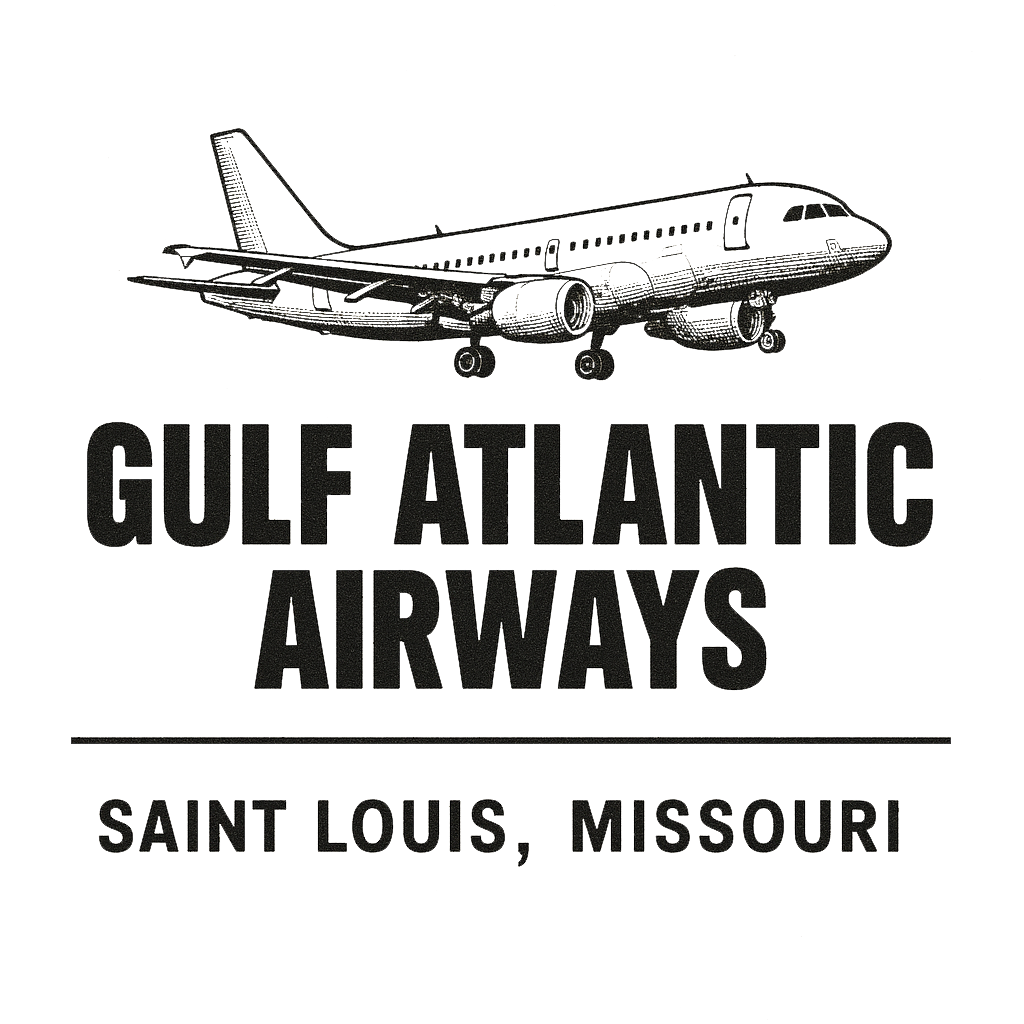 Gulf Atlantic Airways business card